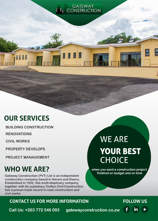 adverts Construction Industry Federation of Zimbabwe